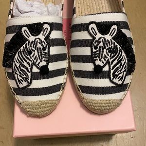 Kate Spade black/white espadrilles 7.5